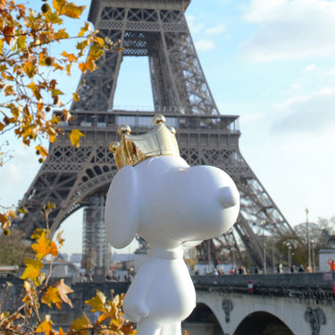 Snoopy Crown by Leblon Delienne, White & Gold colorway, 31 cm – image 5