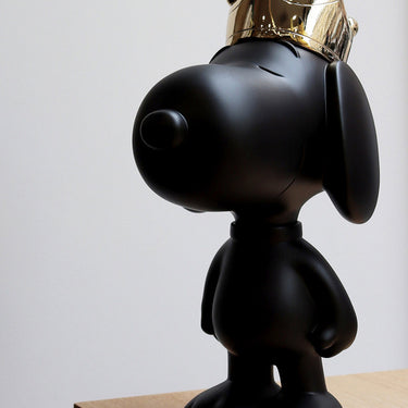 Snoopy Crown by Leblon Delienne, Black & Gold colorway, 31 cm – image 5