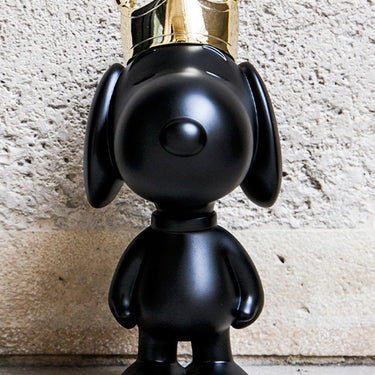 Snoopy Crown by Leblon Delienne, Black & Gold colorway, 31 cm – image 6