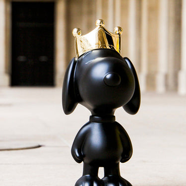 Snoopy Crown by Leblon Delienne, Black & Gold colorway, 31 cm – image 7