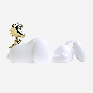 Snoopy & Woodstock by Leblon Delienne, White & Gold colorway, 33 cm – image 2