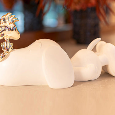 Snoopy & Woodstock by Leblon Delienne, White & Gold colorway, 33 cm – image 4