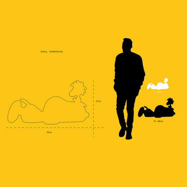 Snoopy & Woodstock by Leblon Delienne, Original (black, white & yellow) colorway, 33 cm – image 4