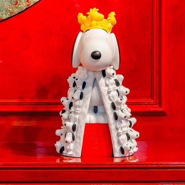 King Snoopy by Jean-Charles de Castelbajac by Leblon Delienne, Multicolor (white, black, red & yellow) colorway, 42 cm – image 3