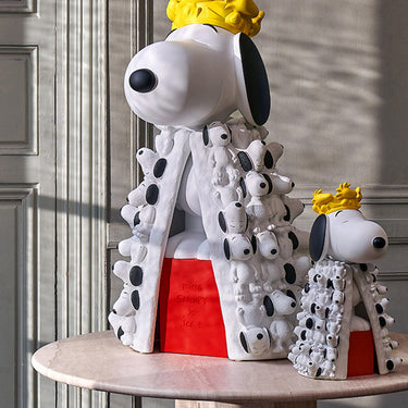 King Snoopy by Jean-Charles de Castelbajac by Leblon Delienne, Multicolor (white, black, red & yellow) colorway, 42 cm – image 4