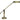 House of Troy Counter Balance Antique Brass Piano and Desk Lamps