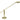 House of Troy Counter Balance Polished Brass Piano and Desk Lamps