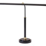House of Troy LED Piano Lamp Black with Brass Accents