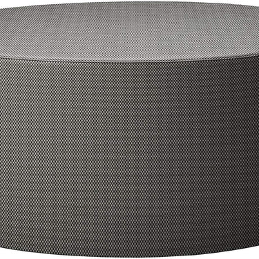 La Fete Design Furniture Puck Round Ottoman at MetropolitanDecor.com