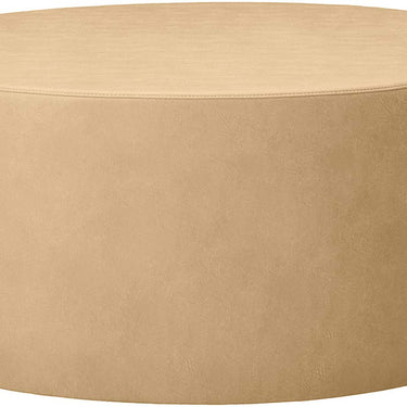 La Fete Design Furniture Puck Round Ottoman at MetropolitanDecor.com