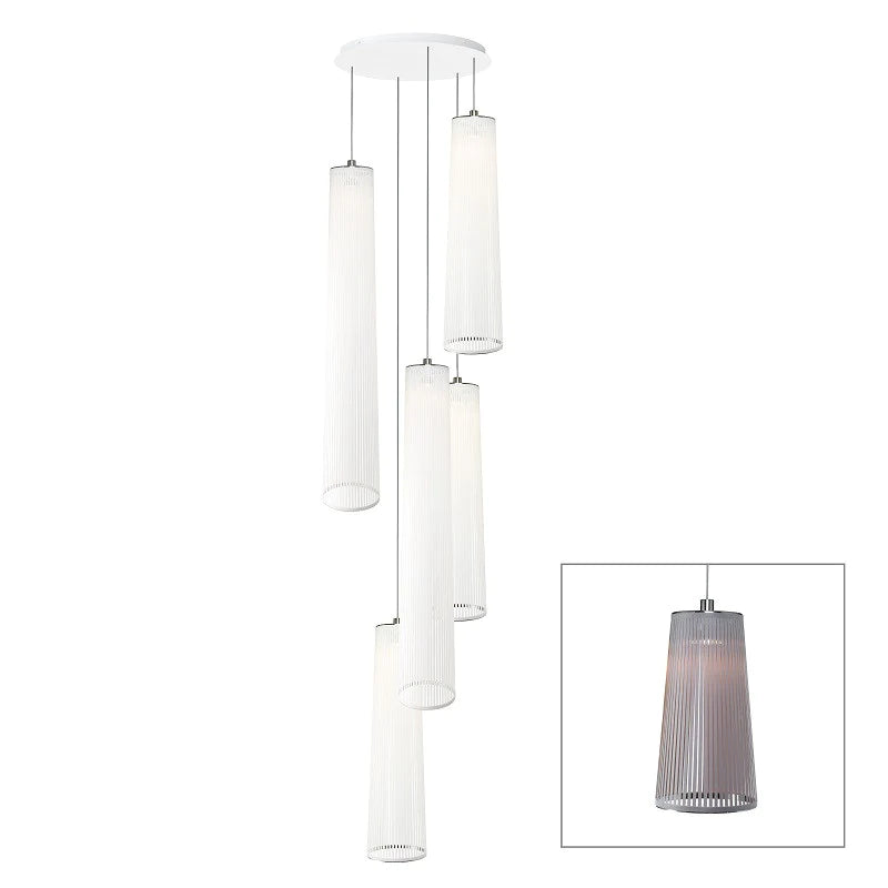 Solis 5-Light Chandelier Modern Ceiling Fixture 9