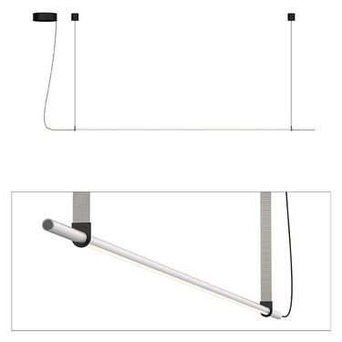 T.O LED Linear Pendant Light with 360° Rotating Arm by Pablo Designs - image 5