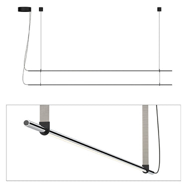 Minimalist LED Stack Pendant Light with Dimming and Adjustable Arm by Pablo Designs - image 7
