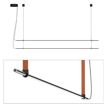 Minimalist LED Stack Pendant Light with Dimming and Adjustable Arm by Pablo Designs - image 6