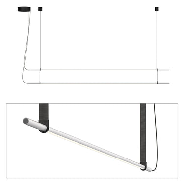 Minimalist LED Stack Pendant Light with Dimming and Adjustable Arm by Pablo Designs - image 5