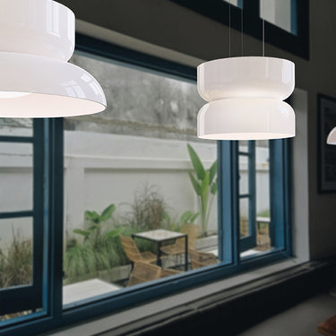Totem Opal Glass LED Up Down Pendant Light with Dim to Warm by Pablo Designs - image 6