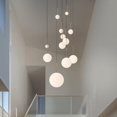Bola Sphere LED Pendant Light with Dim-to-Warm Glass Globe by Pablo Designs - image 7