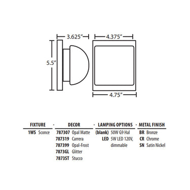 Besa Lighting Paolo LED Wall Light