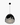 Black Designer Pendant Light – 15-Inch Ceiling Fixture for Restaurant Lighting