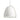 Gloss White Medium Pendant Light with LED Option for Office and Retail