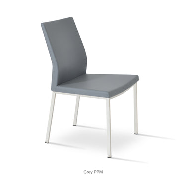 Pasha Metal Chair Leather by SohoConcept - New