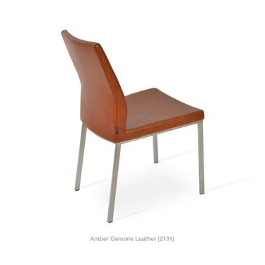Pasha Metal Chair Leather by SohoConcept - New