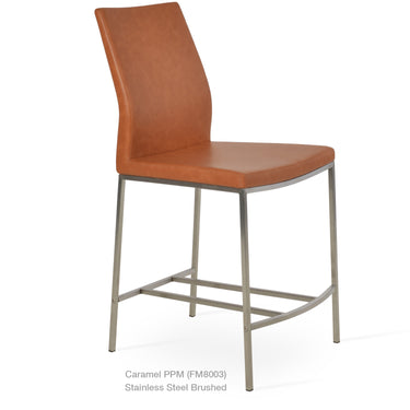 Pasha Metal Stools Leather by SohoConcept - New