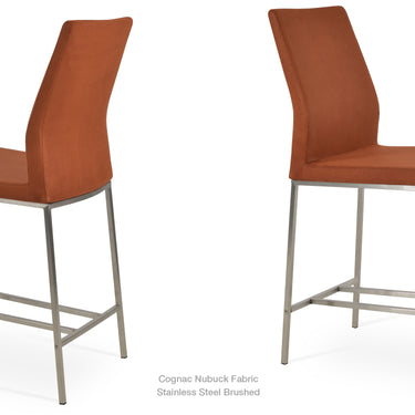 Pasha Metal Stools Fabric by SohoConcept - New