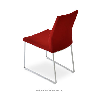 Pasha Sled Chair Fabric by SohoConcept - New