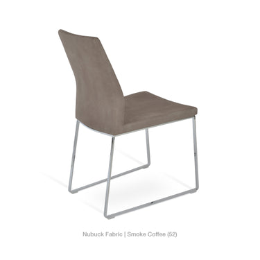 Pasha Sled Chair Fabric by SohoConcept - New