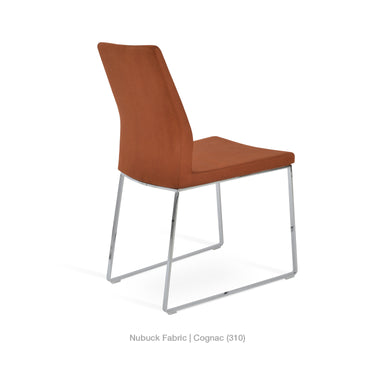 Pasha Sled Chair Fabric by SohoConcept - New