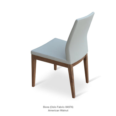 Pasha Wood Chair Fabric by SohoConcept - New
