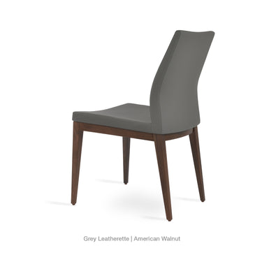 Pasha Wood Chair Leather by SohoConcept - New