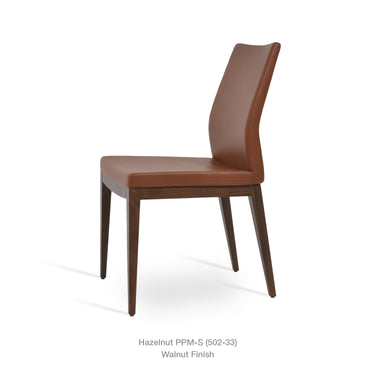 Pasha Wood Chair Leather by SohoConcept - New