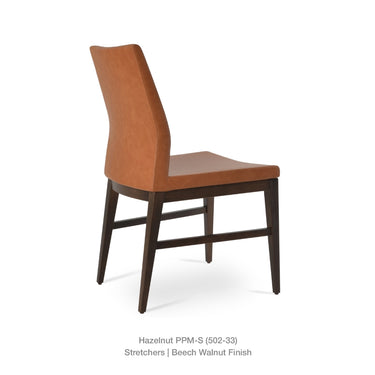 Pasha Wood Chair Leather by SohoConcept - New