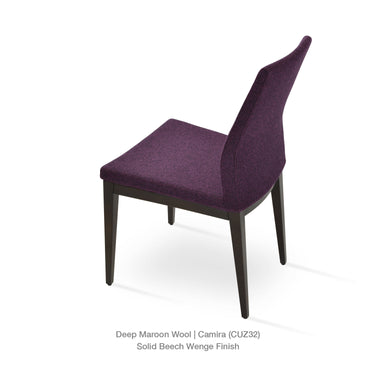 Pasha Wood Chair Fabric by SohoConcept - New