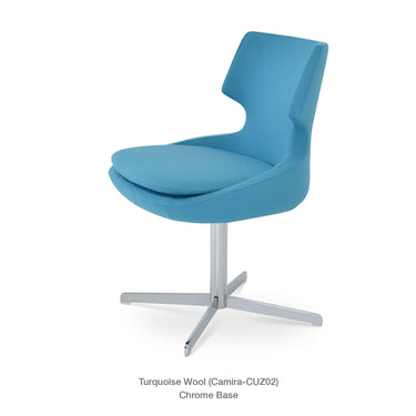 Patara 4 Star Swivel Chair Fabric by SohoConcept - New