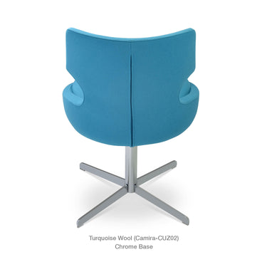 Patara 4 Star Swivel Chair Fabric by SohoConcept - New