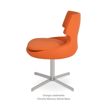 Patara 4 Star Swivel Chair Leather by SohoConcept - New