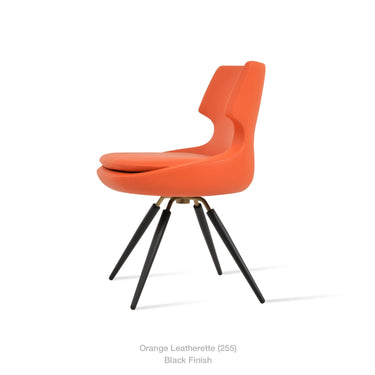 Patara Carrot Swivel Chair Leather by SohoConcept - New