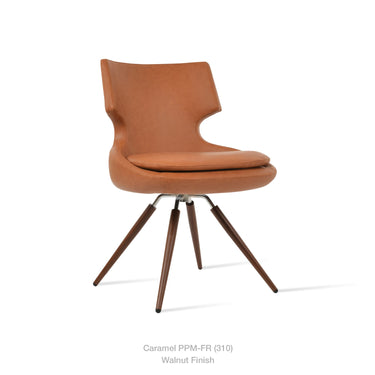 Patara Carrot Swivel Chair Leather by SohoConcept - New