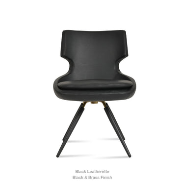 Patara Carrot Swivel Chair Leather by SohoConcept - New