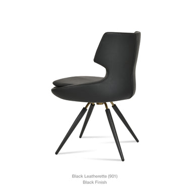 Patara Carrot Swivel Chair Leather by SohoConcept - New