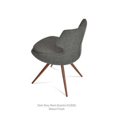 Patara Carrot Swivel Chair Fabric by SohoConcept - New