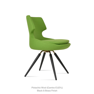 Patara Carrot Swivel Chair Fabric by SohoConcept - New