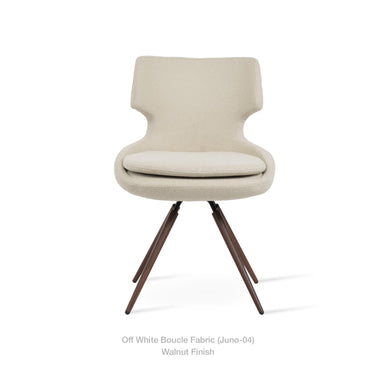 Patara Carrot Swivel Chair Fabric by SohoConcept - New