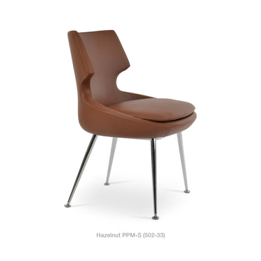 Patara Metal Chair Leather by SohoConcept - New