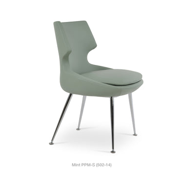 Patara Metal Chair Leather by SohoConcept - New