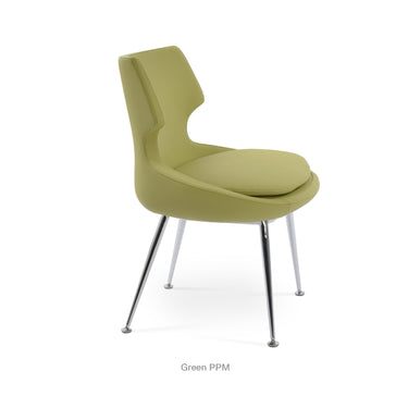 Patara Metal Chair Leather by SohoConcept - New