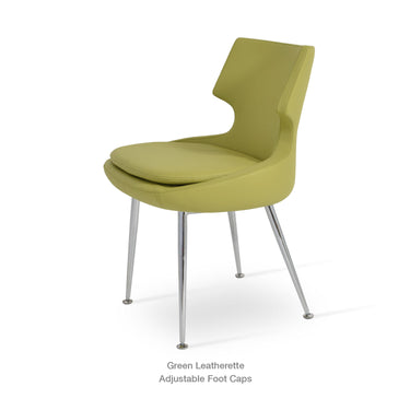 Patara Metal Chair Leather by SohoConcept - New